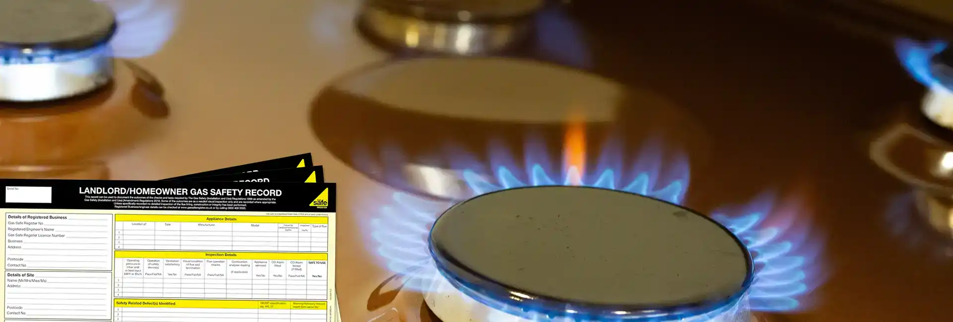 Gas safety checks and landlord safety records