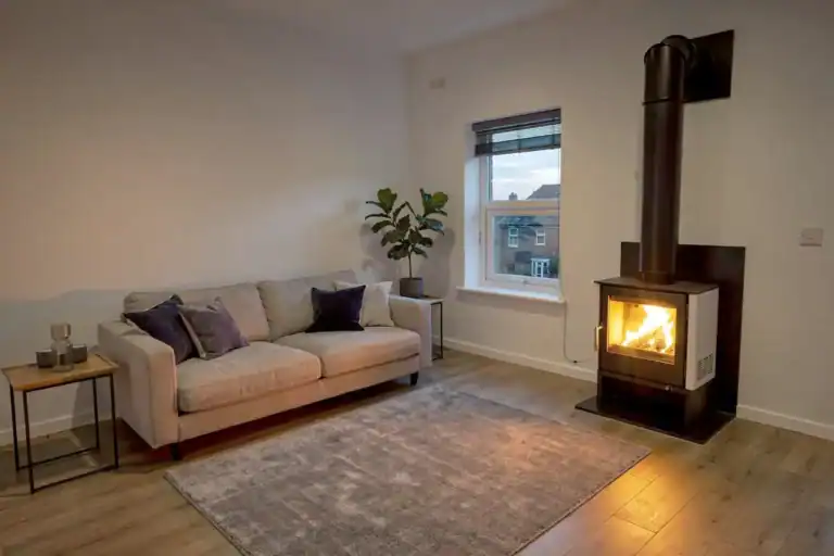 Recoheat installation in Wirral, with Flue Check - Get the most heat from your solid fuel stove